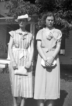 Trella and Mary Hemmerly in the 1930s